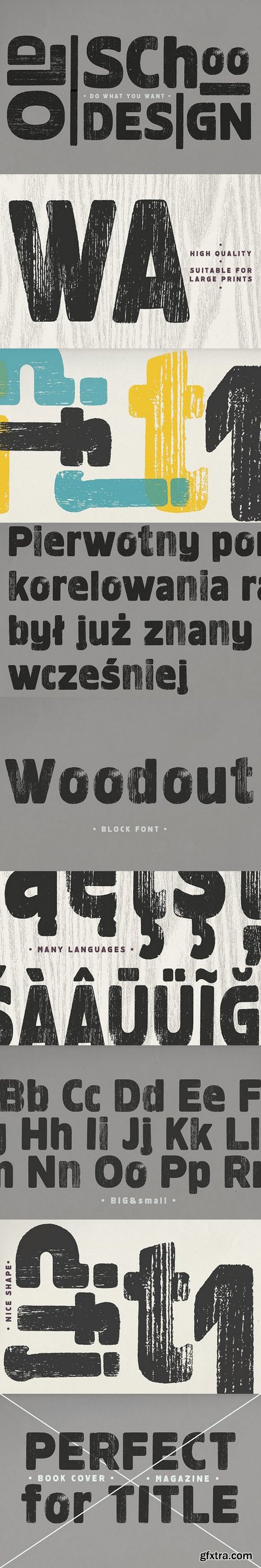 CM - Woodout font 1109534