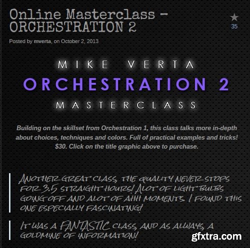 Mike Verta Orchestration 2 Masterclass TUTORiAL-TZG