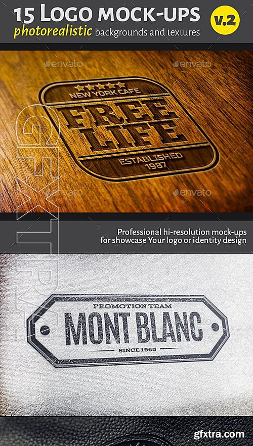 GraphicRiver - 15 Logo Mock-ups v2 10433116