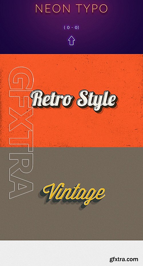 GraphicRiver - Text Effects Vintage 3D Bundle Vol13 12930670
