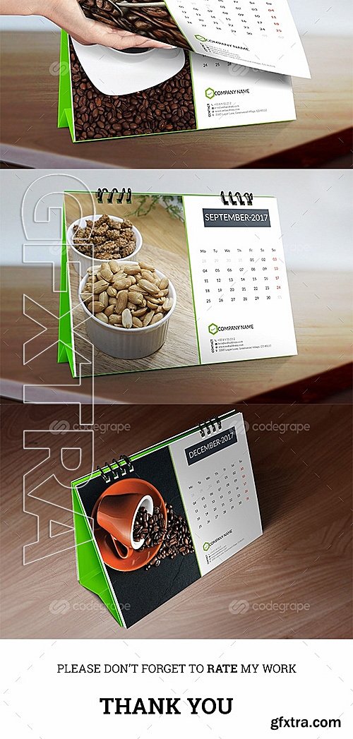 Desk Calendar 2017 9889