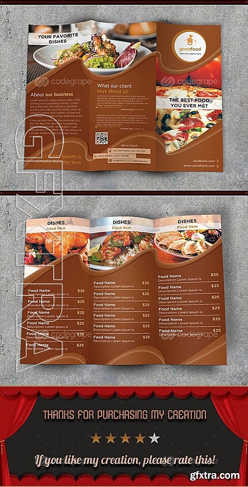 Restaurant Tri-fold Brochure v4 9858