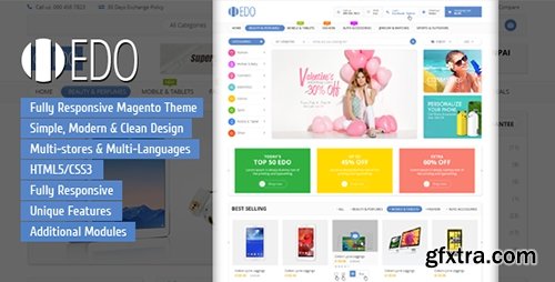 ThemeForest - Shop Edo - Responsive Magento Theme (Update: 27 March 16) - 11564265