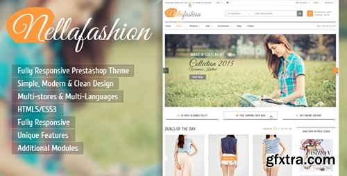 ThemeForest - Nella Fashion v3.0.0 - Responsive Magento Theme - 11123717