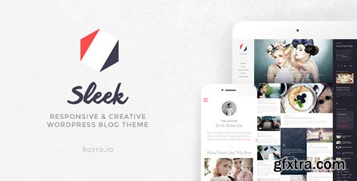 ThemeForest - Sleek v1.5 - Responsive & Creative WordPress Blog Theme - 9298728