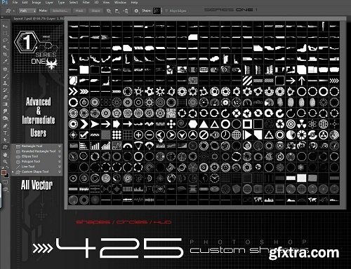 Rons Sci-Fi Custom Shapes Series 1 Brushes