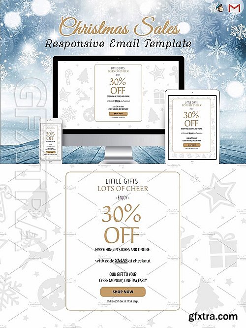 CM - Christmas Sale Email Template 1120959