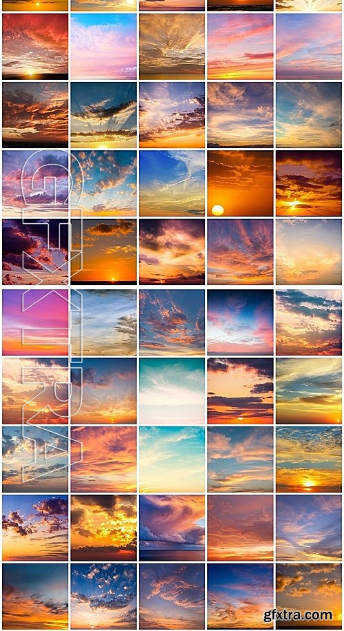 CM - Epic Sunsets Cloud Overlays 1120320