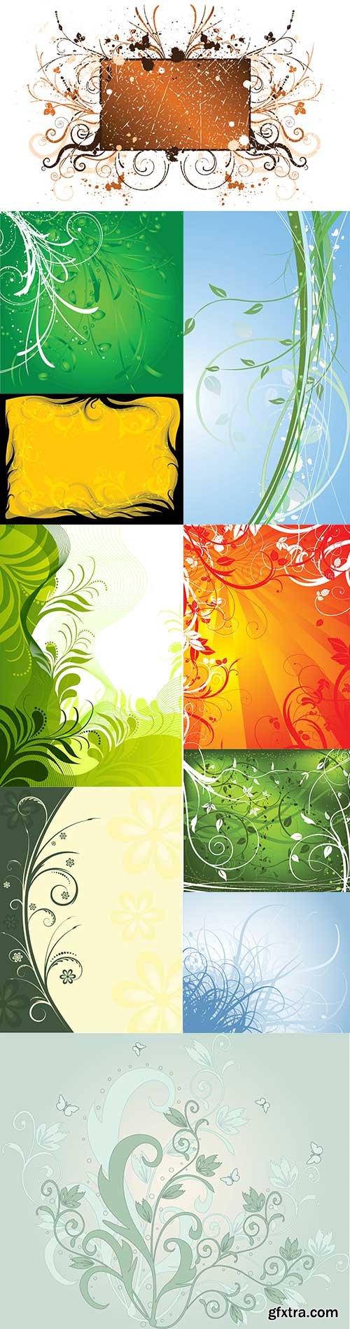 Plant design vector elements - 7