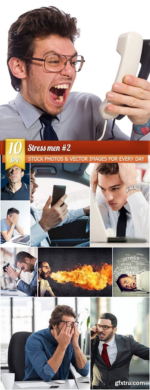 Stress men 2, 10 x UHQ JPEG