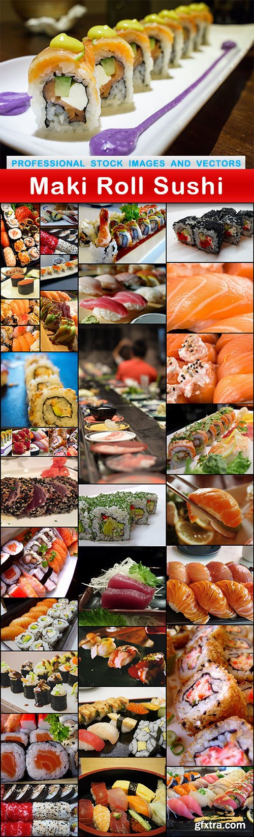 Maki Roll Sushi - 36 UHQ JPEG