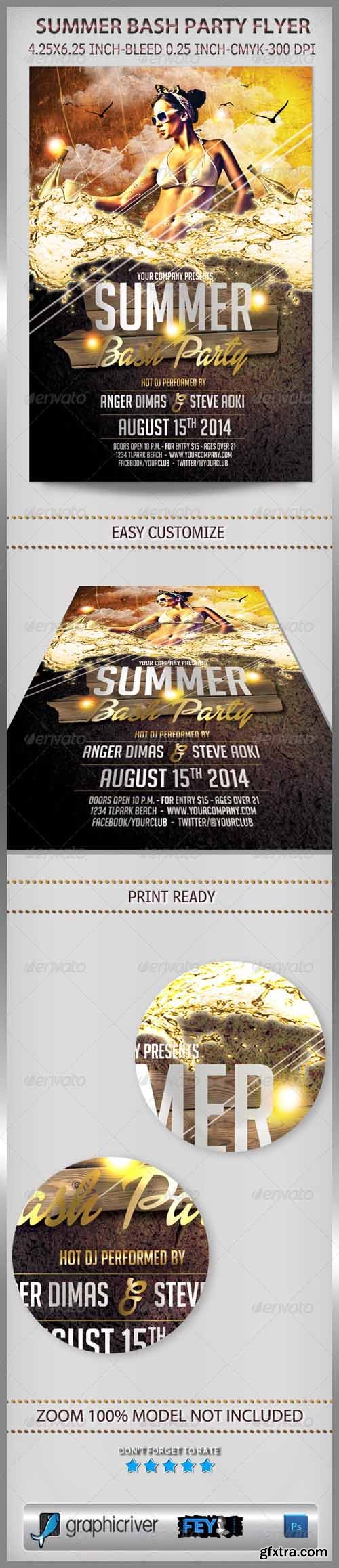 GR - Summer Bash Party Flyer 6887251