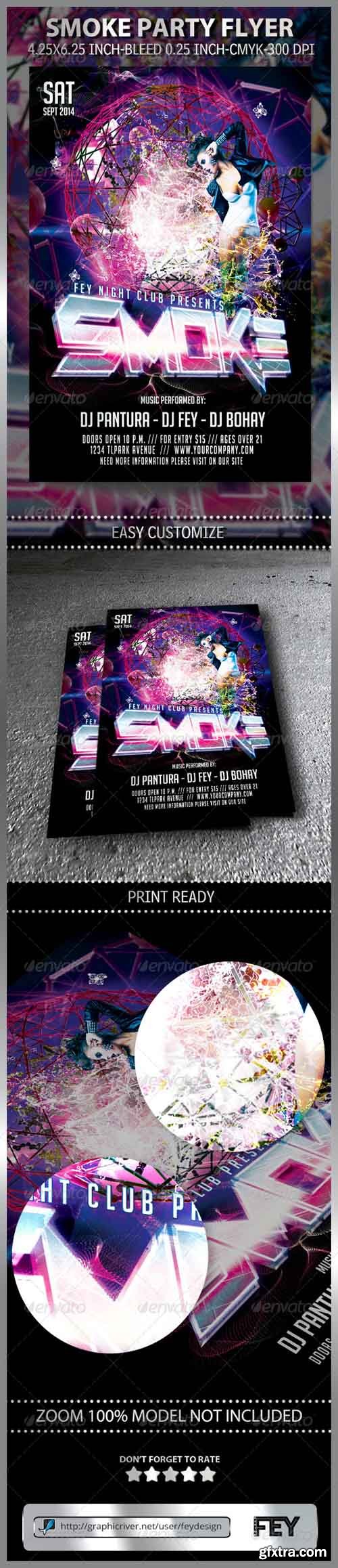 GR - Smoke Party Flyer 8517749