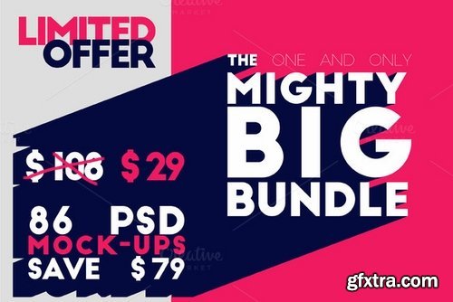 CM - The Mighty Big Bundle - 78 Mock-ups 438579