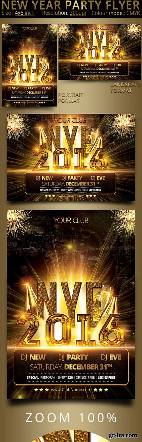 CM - New Year Party Flyer 437133