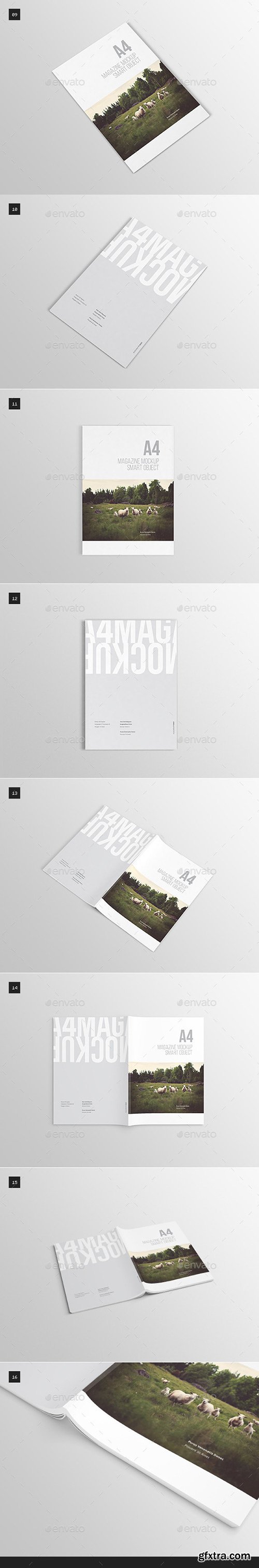 Graphicriver - A4 Magazine Mockup 10405081