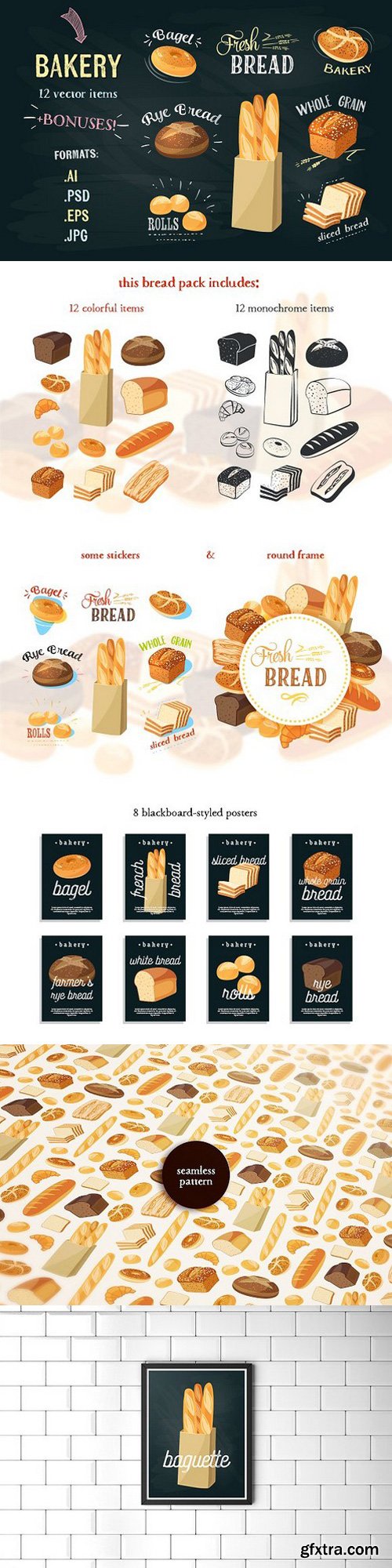 CM - Bakery assortment vector pack 1038387