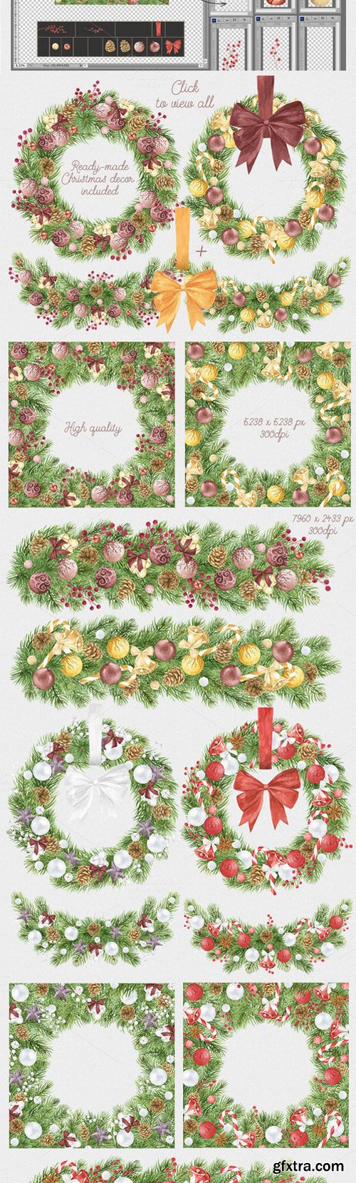 CM - Watercolor Christmas Creator Pack #1 443292