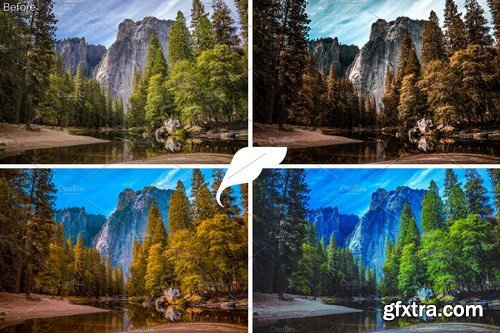 CM - Landscape Lightroom Preset Bundle 1127926