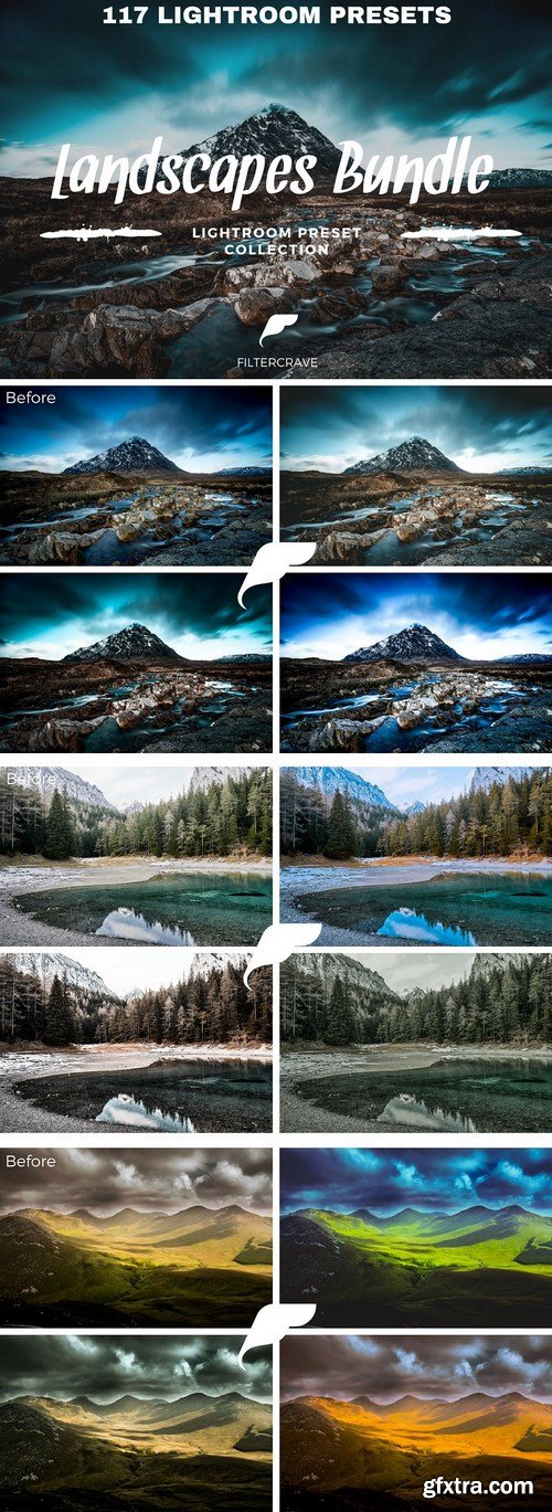 CM - Landscape Lightroom Preset Bundle 1127926