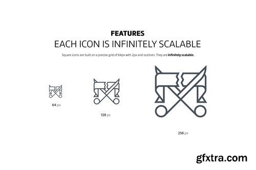 CM - Square line icons 972944 - $58