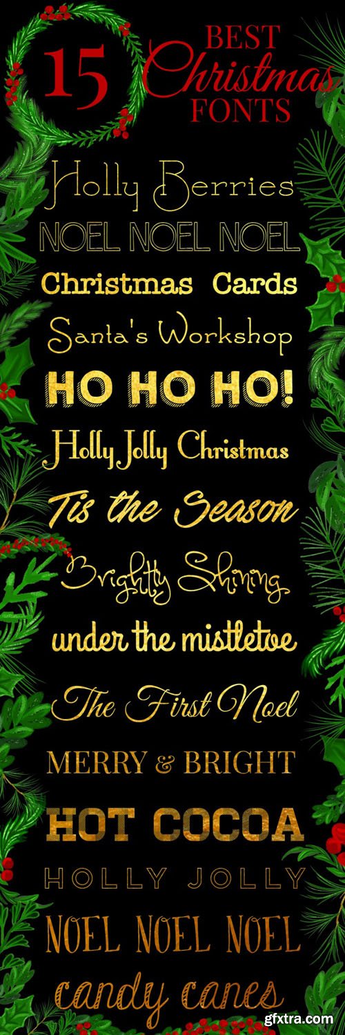 15 Best Christmas Fonts (TTF/OTF)