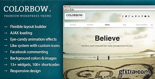 ThemeForest - Colorbow v0.9 - A Onepage Creative Portfolio Theme - 3560138