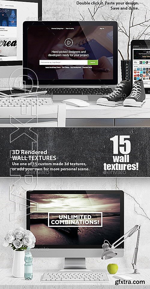 GraphicRiver - Desk Scene Mock-Up Creator 12948098