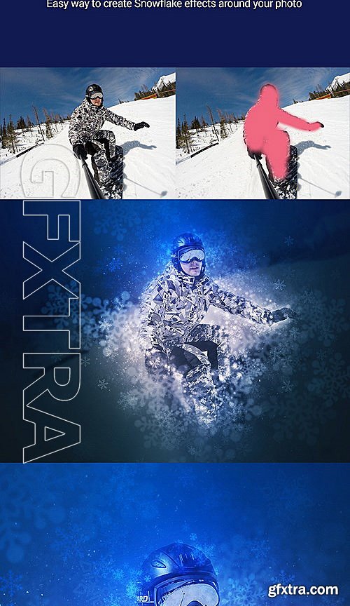 GraphicRiver - Snowflake Effects 13618608