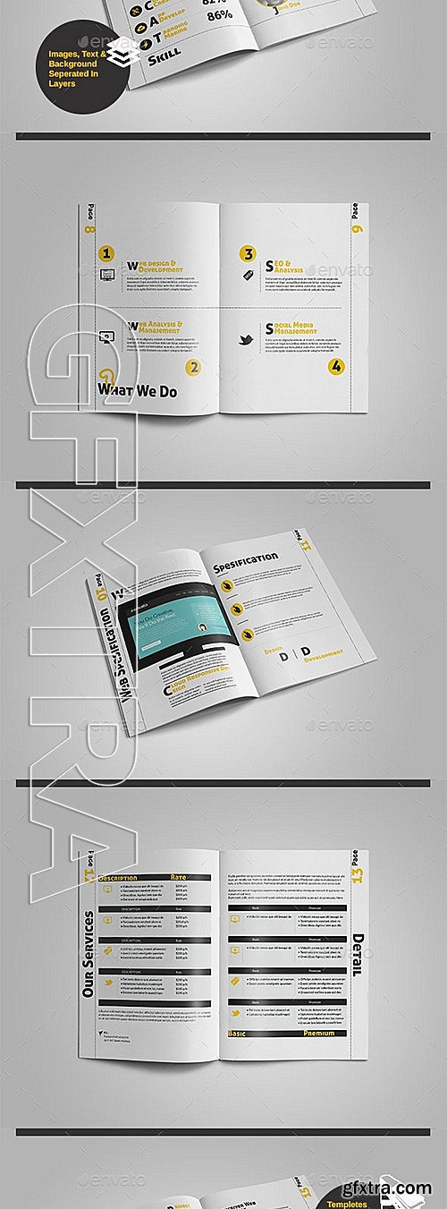 GraphicRiver - Web Design Proposal W Project Complement 11460628