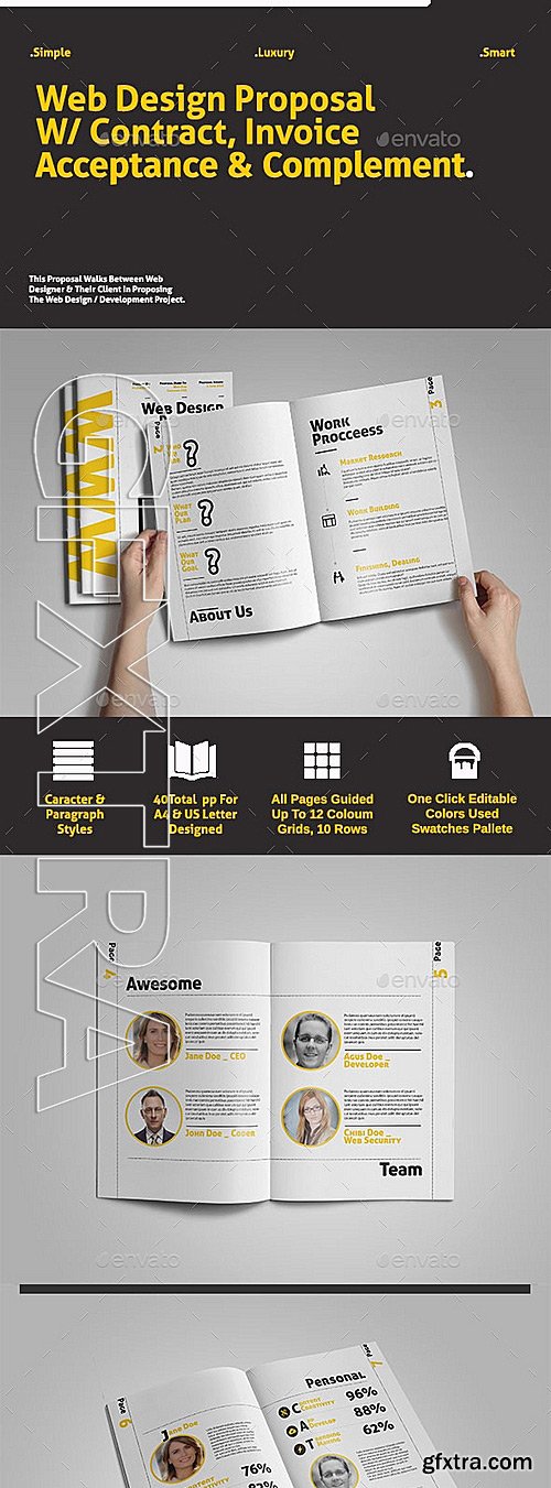 GraphicRiver - Web Design Proposal W Project Complement 11460628