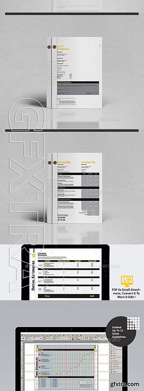 GraphicRiver - Web Design Proposal W Project Complement 11460628