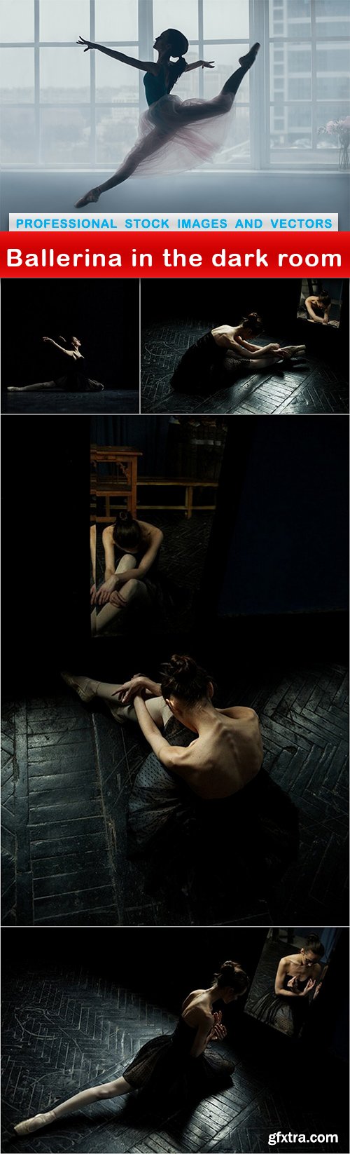 Ballerina in the dark room - 5 UHQ JPEG