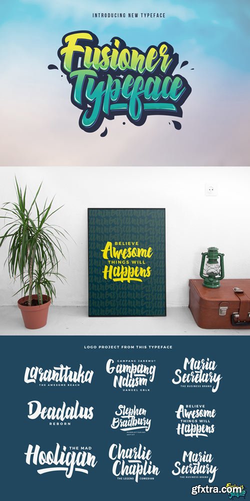 GraphicRiver - Fusioner Typeface - 18974816