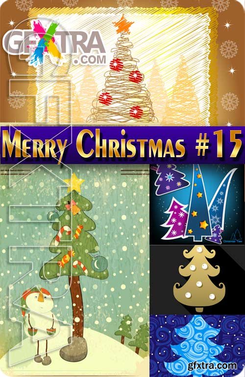 Merry Christmas 2017 #15 - Stock Vector