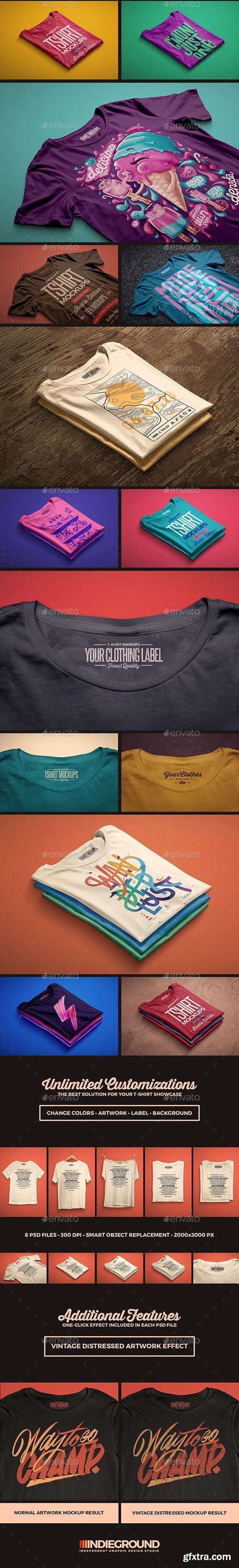 GraphicRiver - Studio T-shirt Mockups - 19014440