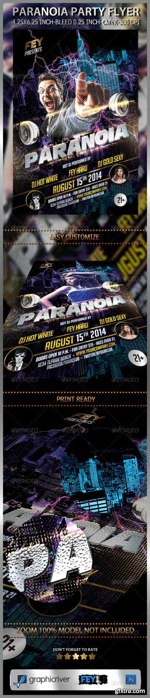 GR - Paranoia Party Flyer 7377296