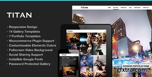 ThemeForest - Titan v2.3.2 - Responsive Portfolio Photography Theme - 5072056