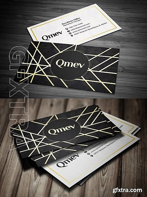 CM - Gold and Black Business Card 2 1121800