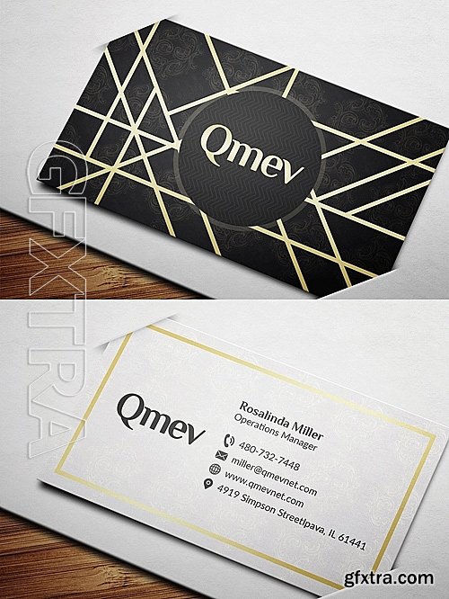 CM - Gold and Black Business Card 2 1121800