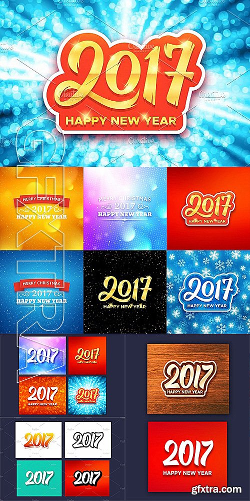 CM - Happy New Year 2017 Cards 1112677