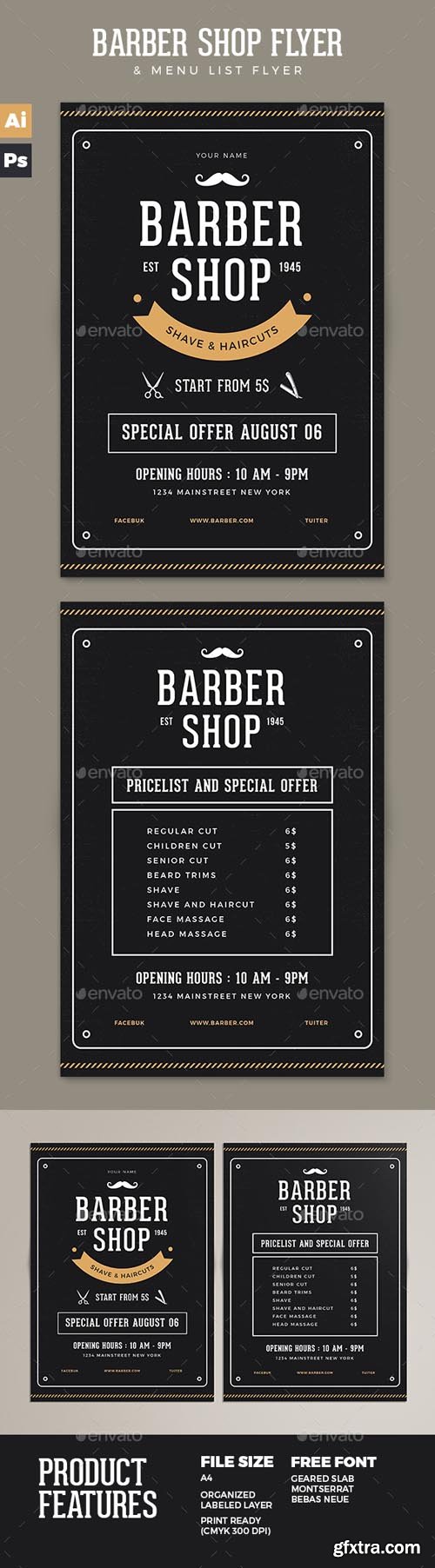 GR - Barber Shop Flyer 17258298