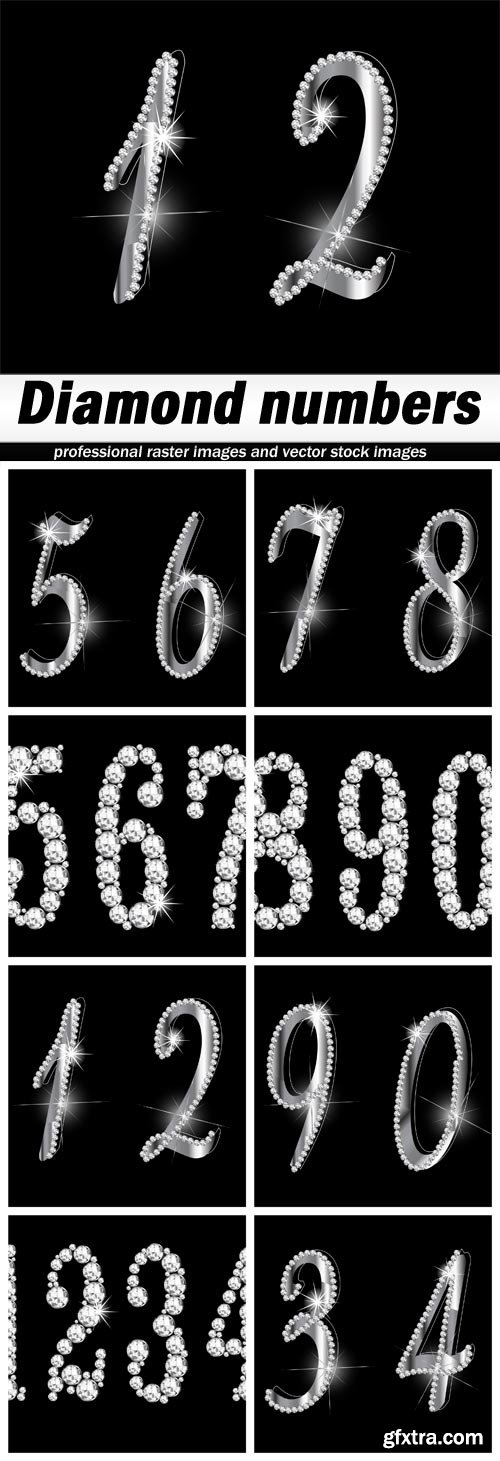 Diamond numbers - 8 EPS