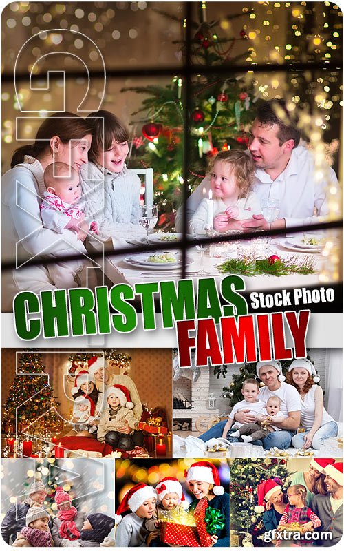 Christmas family - UHQ Stock Photo