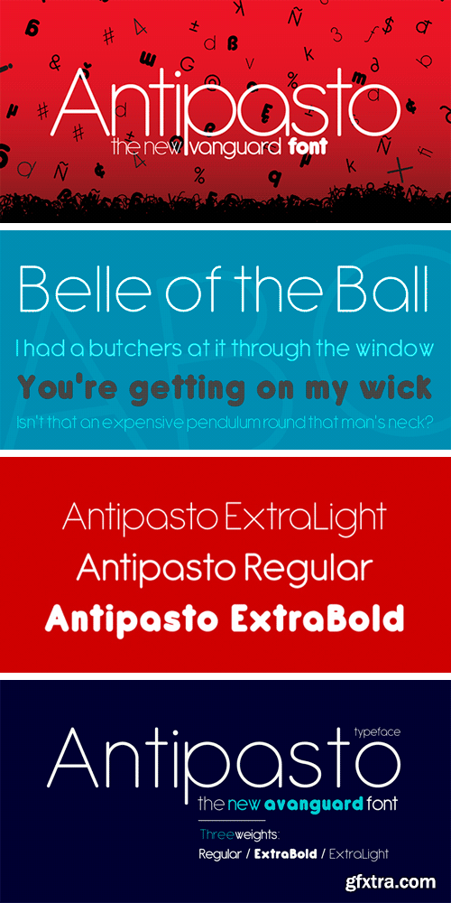 Antipasto Font Family