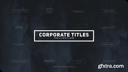 Videohive Corporate Titles Pack 18142517