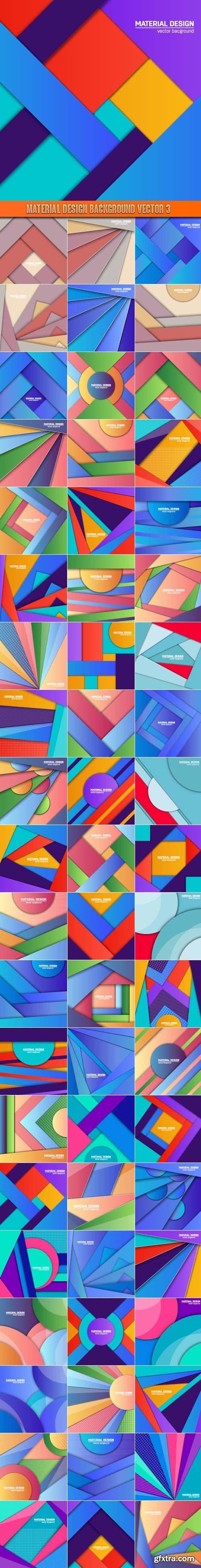 Material design background vector 3