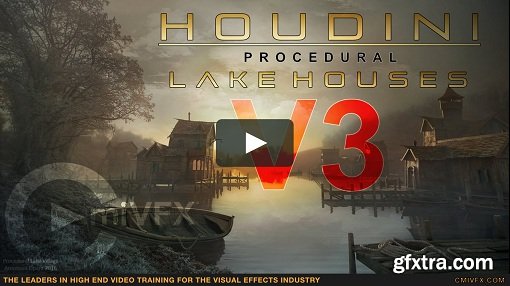 cmiVFX - Procedural Lake House Building Creation in Houdini Volume 3