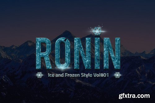 CM - 24 Frozen and Ice Text Effect 1118495