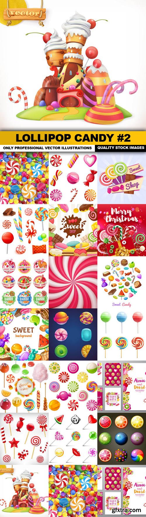 Lollipop Candy #2 - 20 Vector